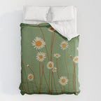 Wild Daisy Flowers 5 Duvet Cover Gallery Image 6
