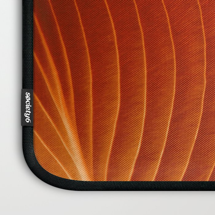 Leaves in Terracotta Color #decor #society6 #buyart Laptop Sleeve Gallery Image 3