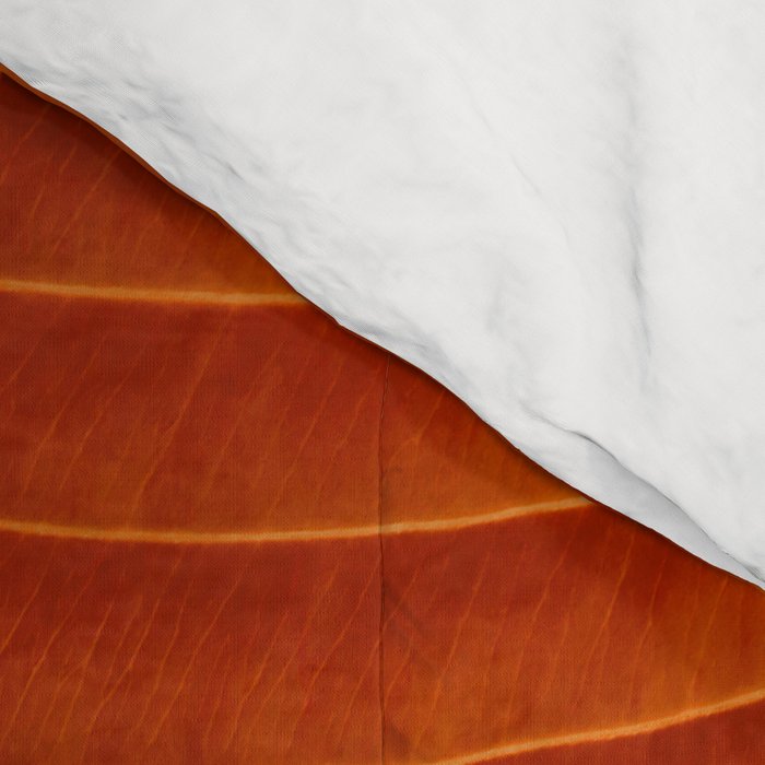 Leaves in Terracotta Color #decor #society6 #buyart Comforter Gallery Image 4