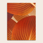 Leaves in Terracotta Color #decor #society6 #buyart Notebook Gallery Image 4