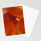 Leaves in Terracotta Color #decor #society6 #buyart Stationery Card Gallery Image 2