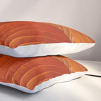 Leaves in Terracotta Color #decor #society6 #buyart Pillow Sham Gallery Image 3