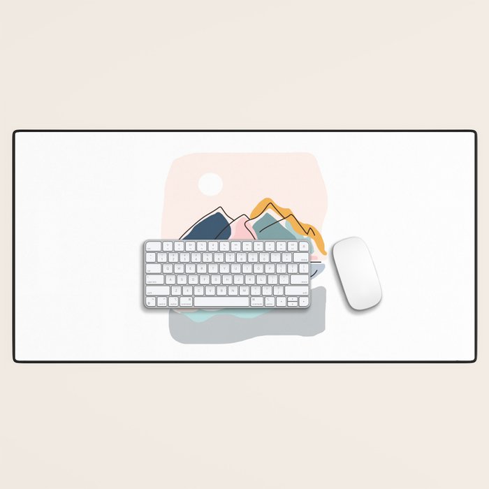 Minimalistic Landscape Desk Mat Gallery Image 1
