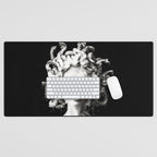 Silver Medusa Desk Mat Gallery Image 1