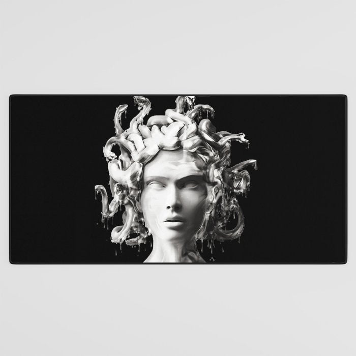 Silver Medusa Desk Mat Gallery Image 3