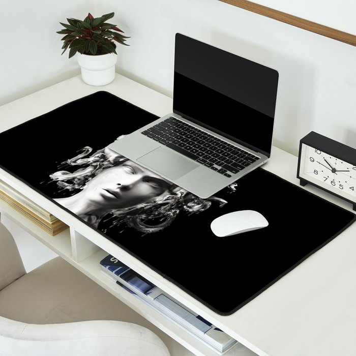 Silver Medusa Desk Mat Gallery Image 2