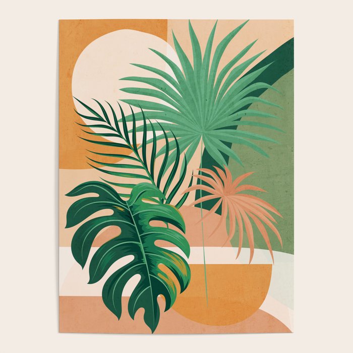 Jungle Abstract 3 Poster Gallery Image 1