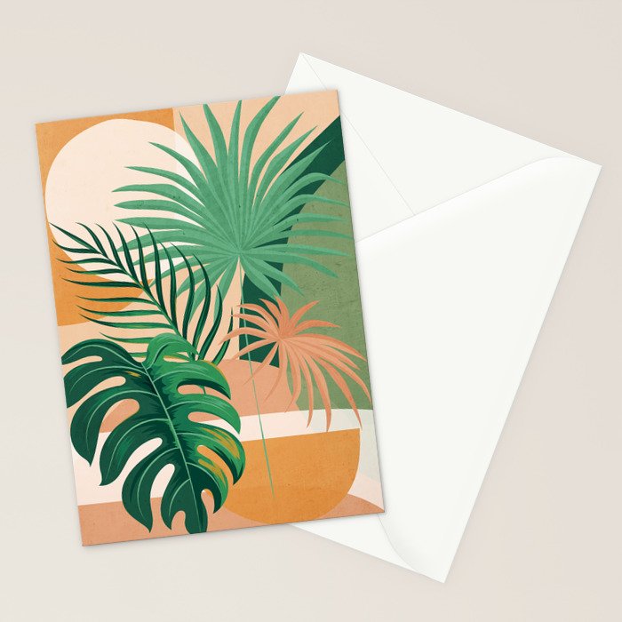 Jungle Abstract 3 Stationery Card Gallery Image 2