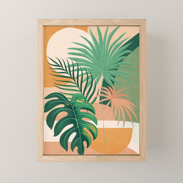 Jungle Abstract 3 Mini Art Print Gallery Image 1