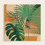 Jungle Abstract 3 Wood Wall Art Gallery Image 1