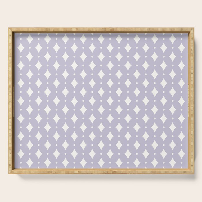 Vintage Stars II Lilac Serving Tray Gallery Image 1