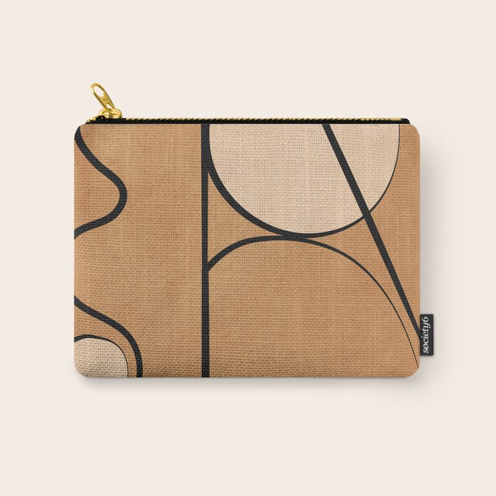 Abstract Minimal Shapes 217 Carry All Pouch Gallery Image 1
