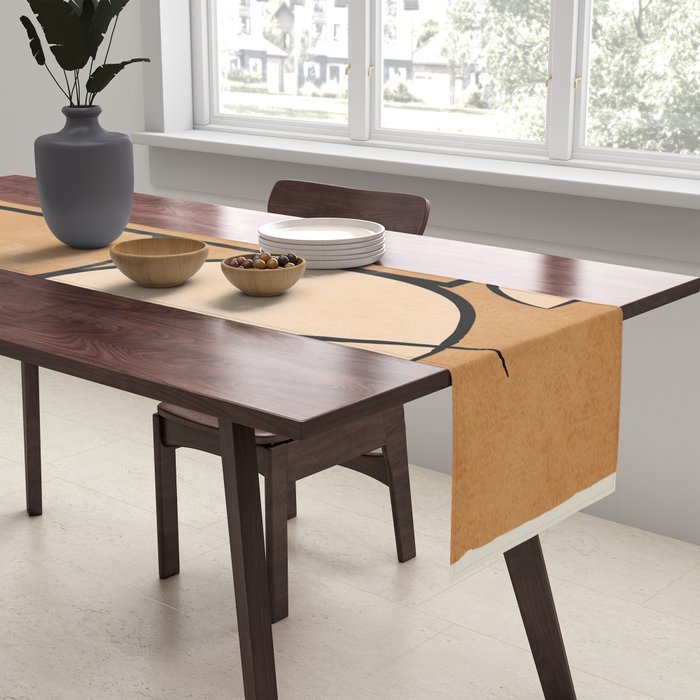 Abstract Minimal Shapes 217 Table Runner Gallery Image 2