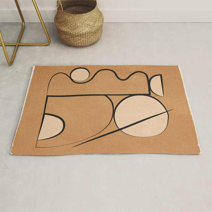 Abstract Minimal Shapes 217 Rug Gallery Image 1