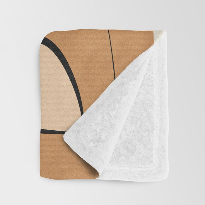 Abstract Minimal Shapes 217 Throw Blanket Gallery Image 3