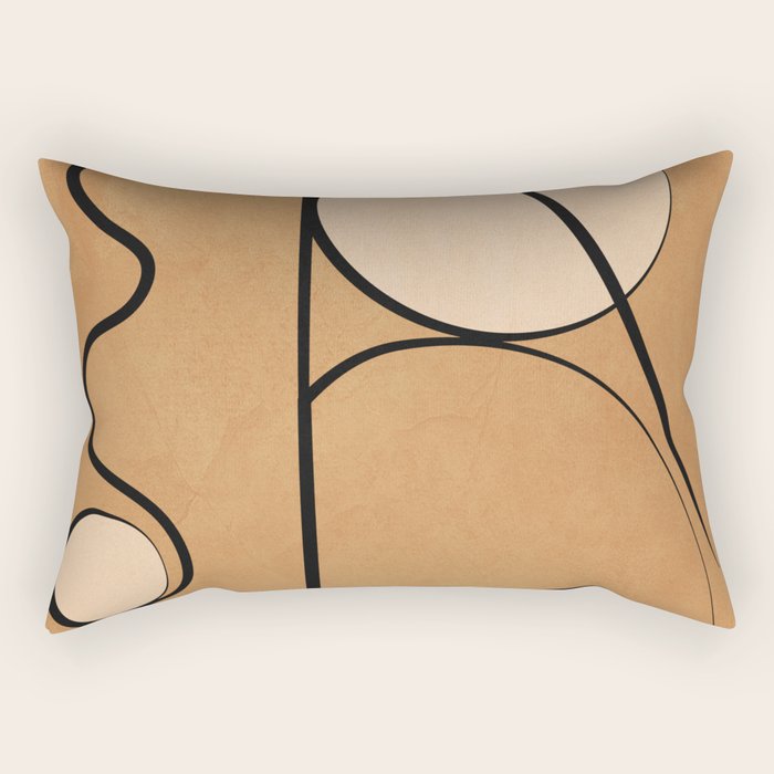 Abstract Minimal Shapes 217 Rectangular Pillow Gallery Image 1