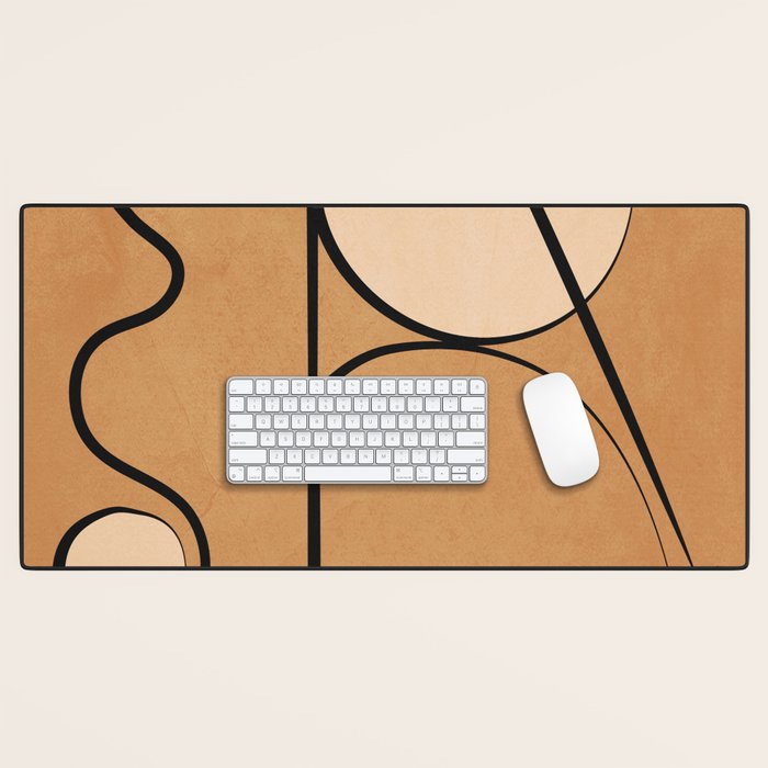 Abstract Minimal Shapes 217 Desk Mat Gallery Image 1