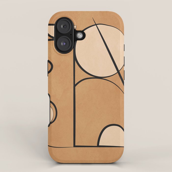 Abstract Minimal Shapes 217 iPhone Case Gallery Image 1