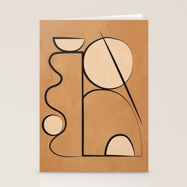 Abstract Minimal Shapes 217 Stationery Card Gallery Image 2