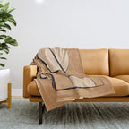 Abstract Minimal Shapes 217 Throw Blanket Gallery Image 1