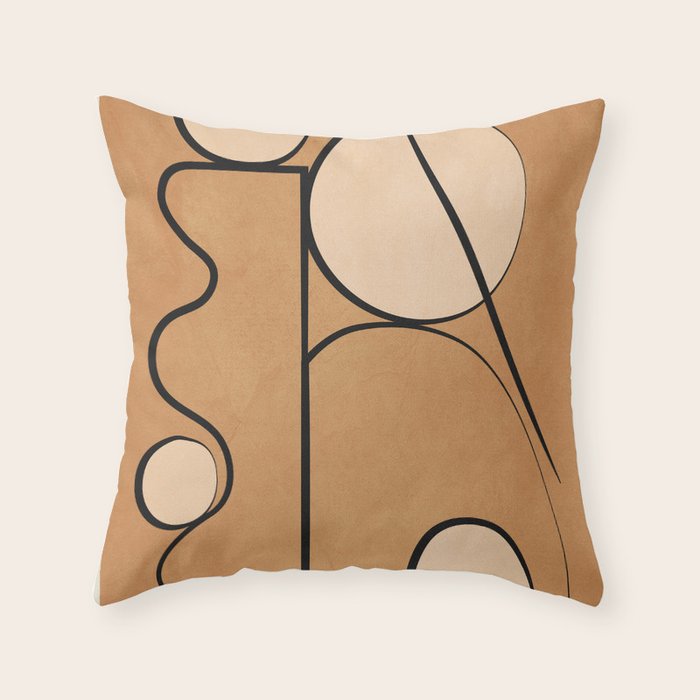 Abstract Minimal Shapes 217 Throw Pillow Gallery Image 6