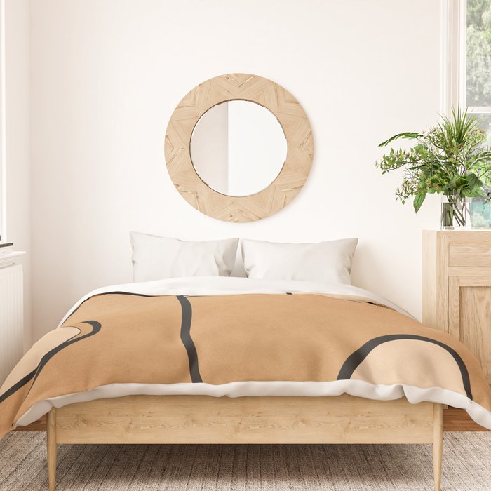 Abstract Minimal Shapes 217 Duvet Cover Gallery Image 3