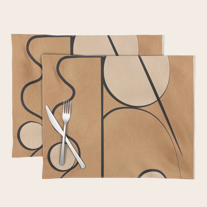 Abstract Minimal Shapes 217 Placemat Gallery Image 1