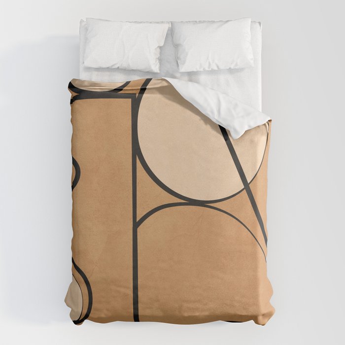 Abstract Minimal Shapes 217 Duvet Cover Gallery Image 6