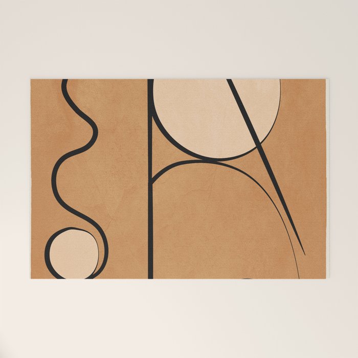 Abstract Minimal Shapes 217 Welcome Mat Gallery Image 1