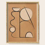 Abstract Minimal Shapes 217 Serving Tray Gallery Image 1
