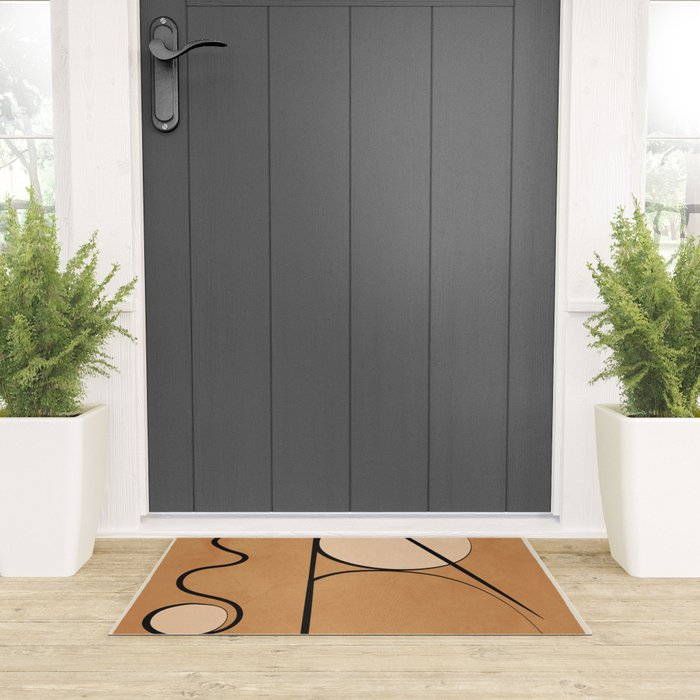 Abstract Minimal Shapes 217 Welcome Mat Gallery Image 3
