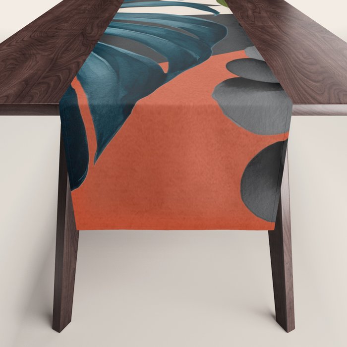 Abstract Tropical Art 19 Table Runner Gallery Image 1