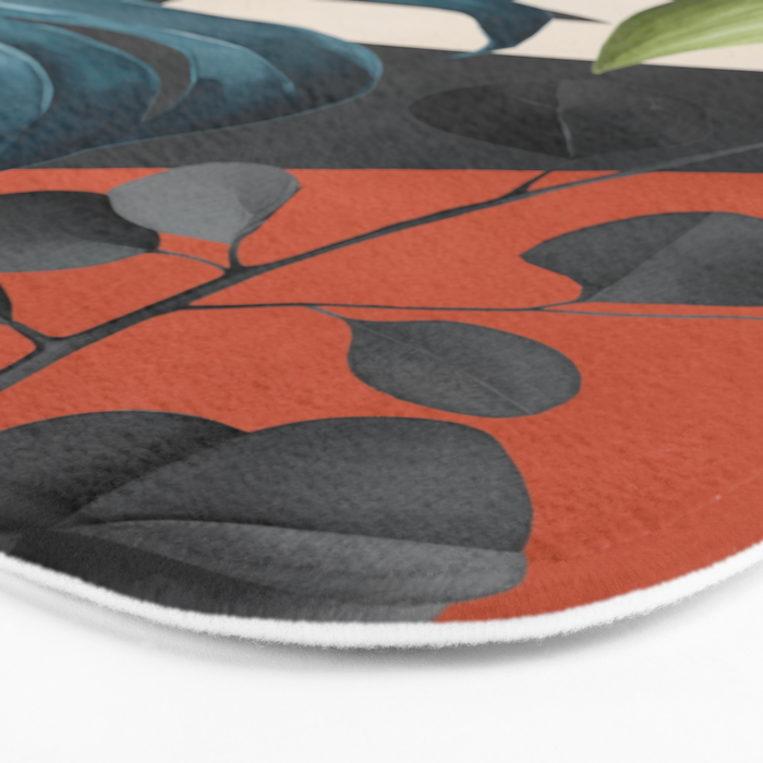 Abstract Tropical Art 19 Bath Mat Gallery Image 3