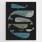 Retro Whale Pod Jigsaw Puzzle Gallery Image 1