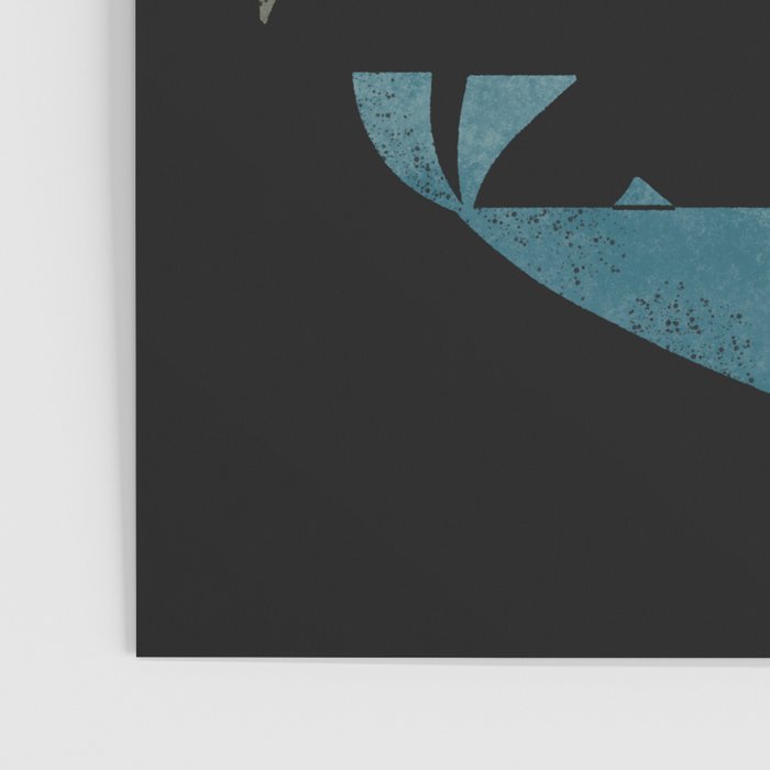 Retro Whale Pod Poster Gallery Image 3