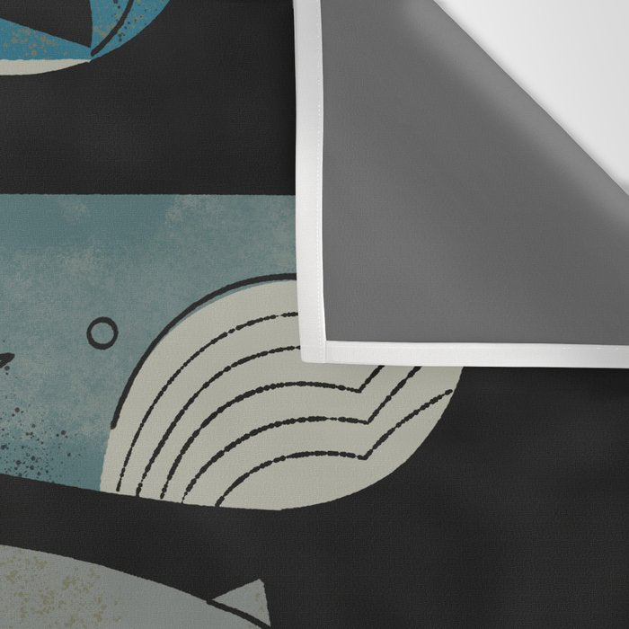 Retro Whale Pod Wall Tapestry Gallery Image 3