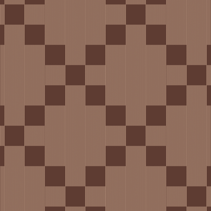 Diamond Quilted Plaid pattern brown Coffee Mug Gallery Image 2