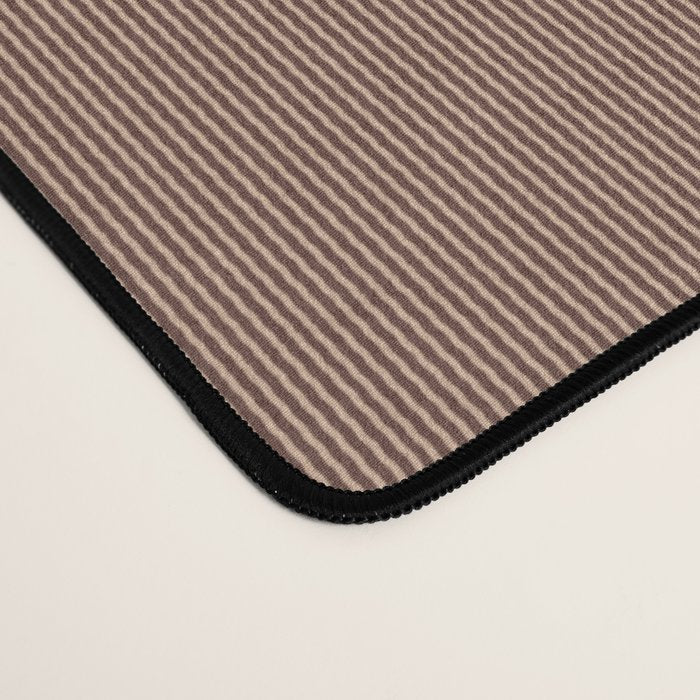 Diamond Quilted Plaid pattern brown Desk Mat Gallery Image 4