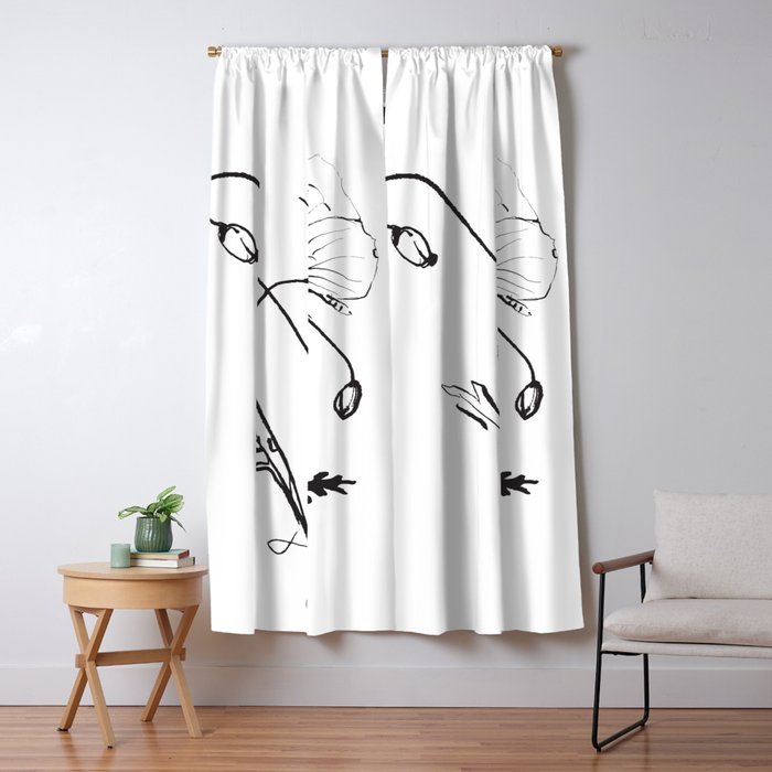 Butterfly on a little flower 5 Window Curtain Gallery Image 5