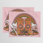 Gemini Cowboy Boots Placemat Gallery Image 1