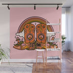 Gemini Cowboy Boots Wall Mural Gallery Image 1