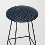 Lines (Annapolis Blue) Stool Gallery Image 2