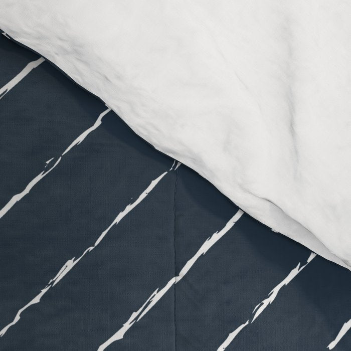 Lines (Annapolis Blue) Comforter Gallery Image 4
