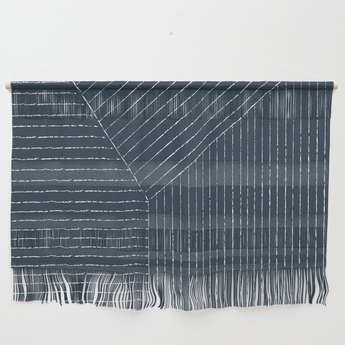 Lines (Annapolis Blue) Wall Hanging Gallery Image 1
