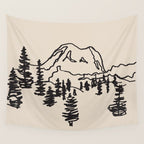 rainier Wall Tapestry Gallery Image 4