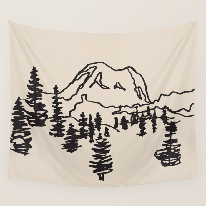 rainier Wall Tapestry Gallery Image 4
