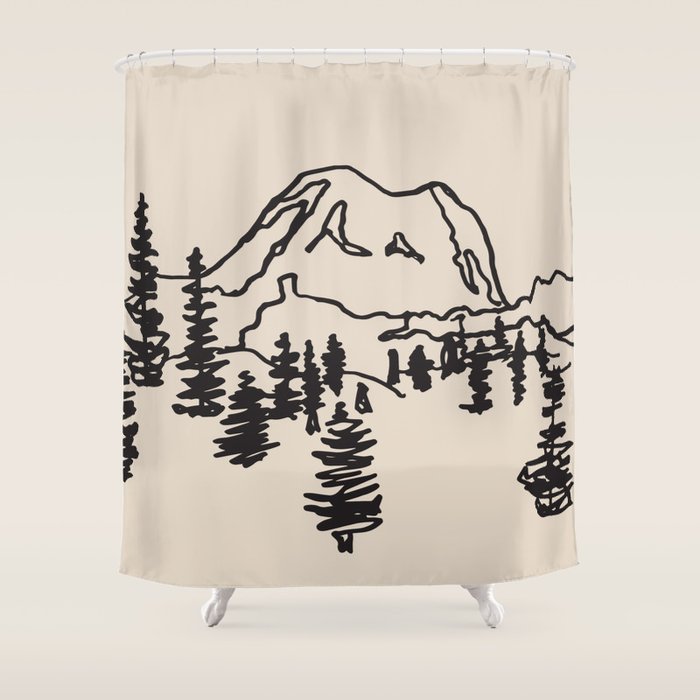 rainier Shower Curtain Gallery Image 1