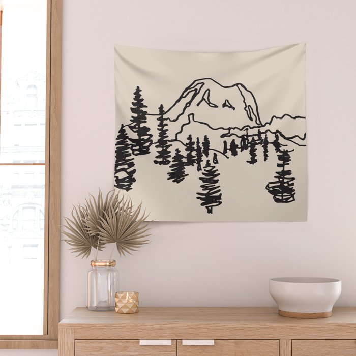 rainier Wall Tapestry Gallery Image 2