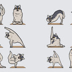 Wolf Yoga Coffee Mug Gallery Image 2