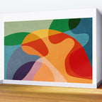 Abstract Colorful Artwork VI Wall Mural Gallery Image 2